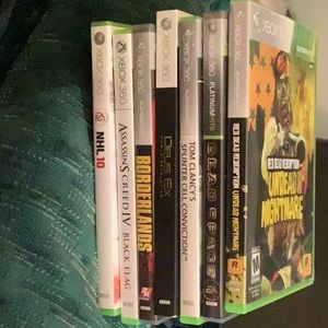 XBOX 360 7 TITLES - SEE PHOTOS